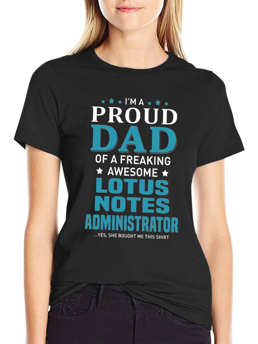 Proud Dad Lotus Notes Administrator Graphic T-Shirt
