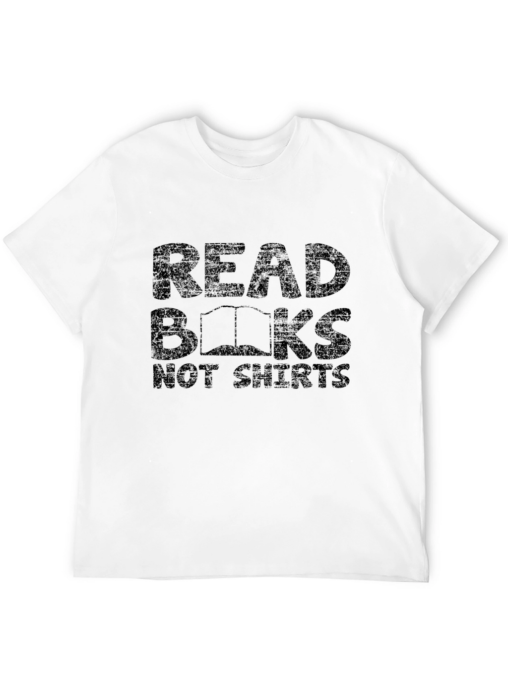 Read Books Not Shirts Black T-Shirt