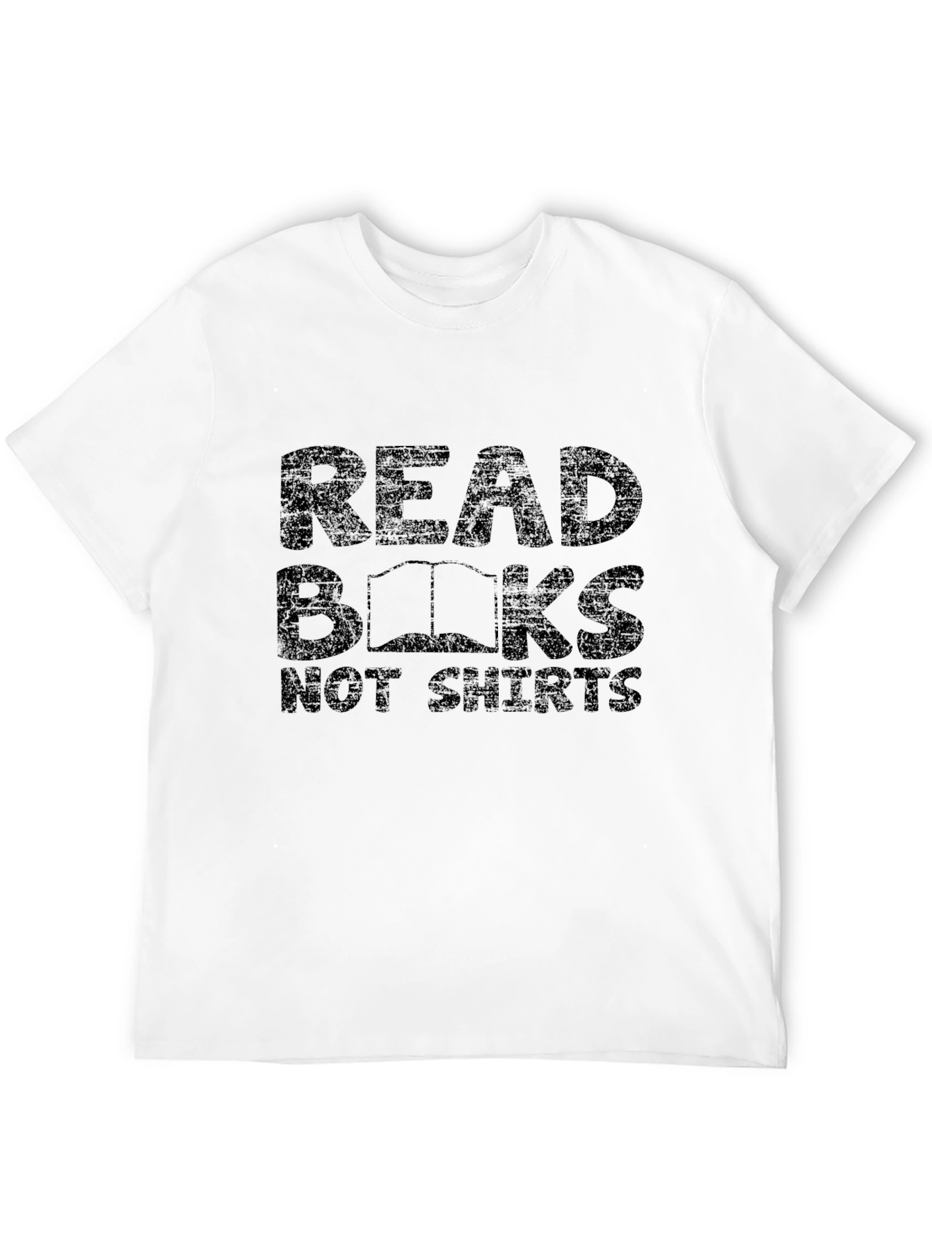 Read Books Not Shirts Black T-Shirt