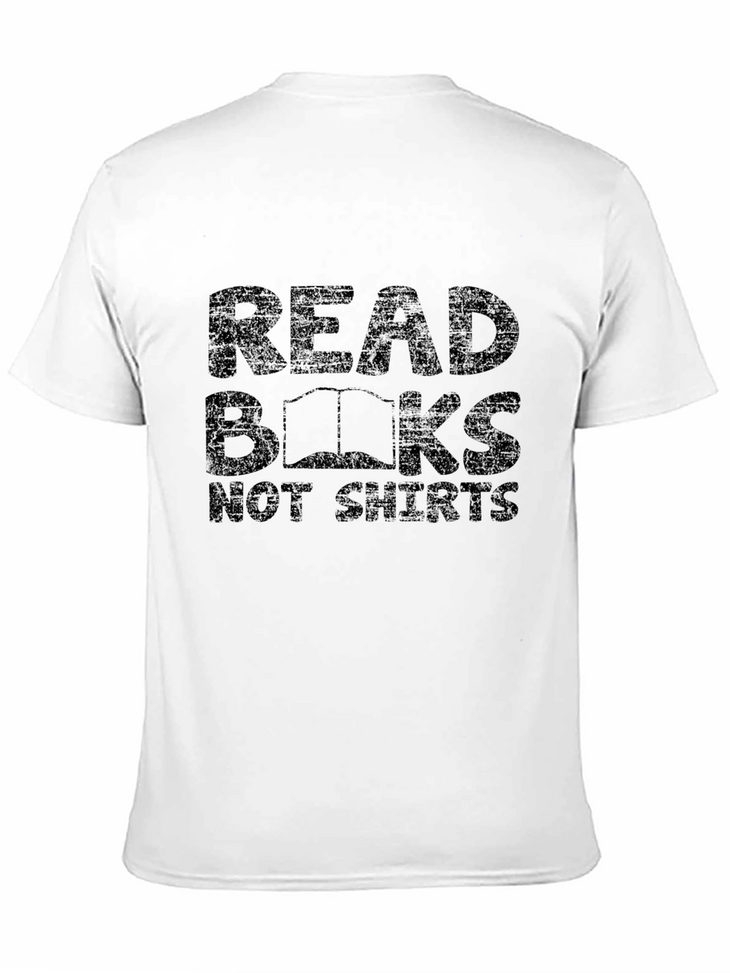 Read Books Not Shirts Black T-Shirt