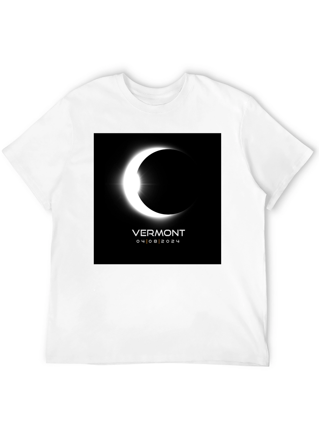 Vermont Eclipse 2024 T-Shirt - Total Solar Eclipse Souvenir