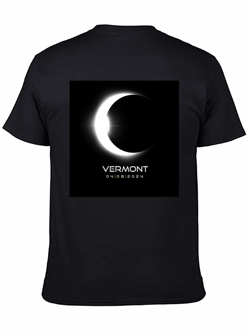 Vermont Eclipse 2024 T-Shirt - Total Solar Eclipse Souvenir