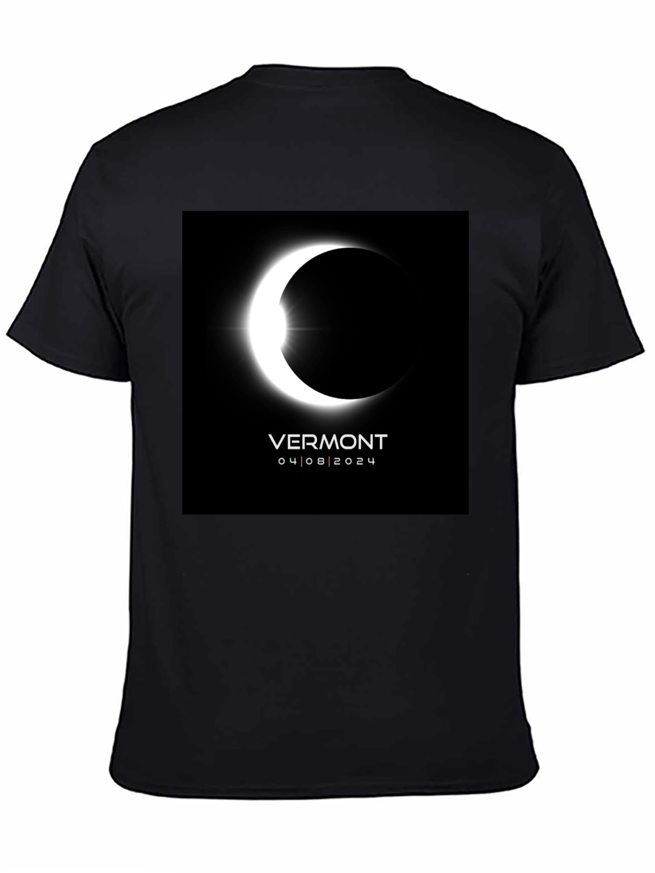 Vermont Eclipse 2024 T-Shirt - Total Solar Eclipse Souvenir