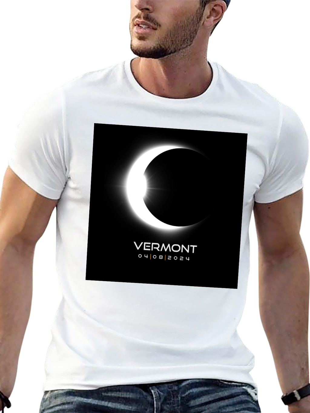 Vermont Eclipse 2024 T-Shirt - Total Solar Eclipse Souvenir