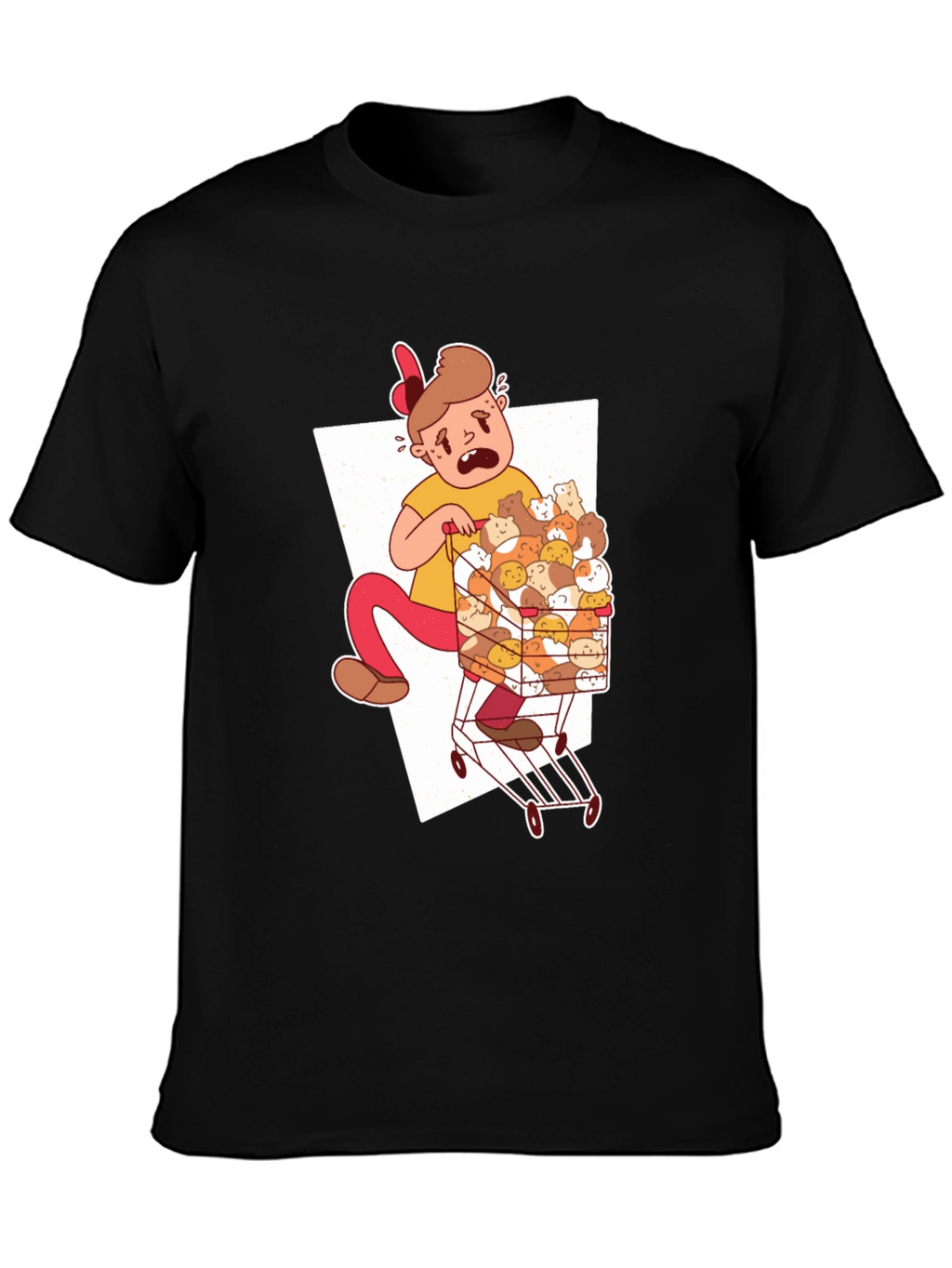 Guinea Pig Cart T-Shirt - Unique Graphic Tee