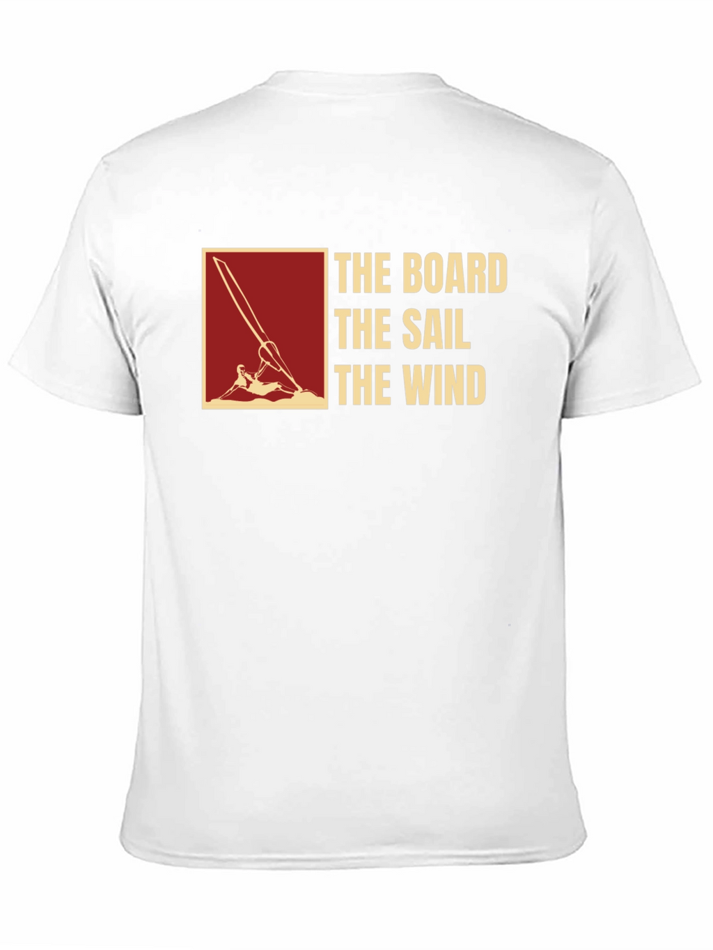 The Board The Sail The Wind Black T-Shirt