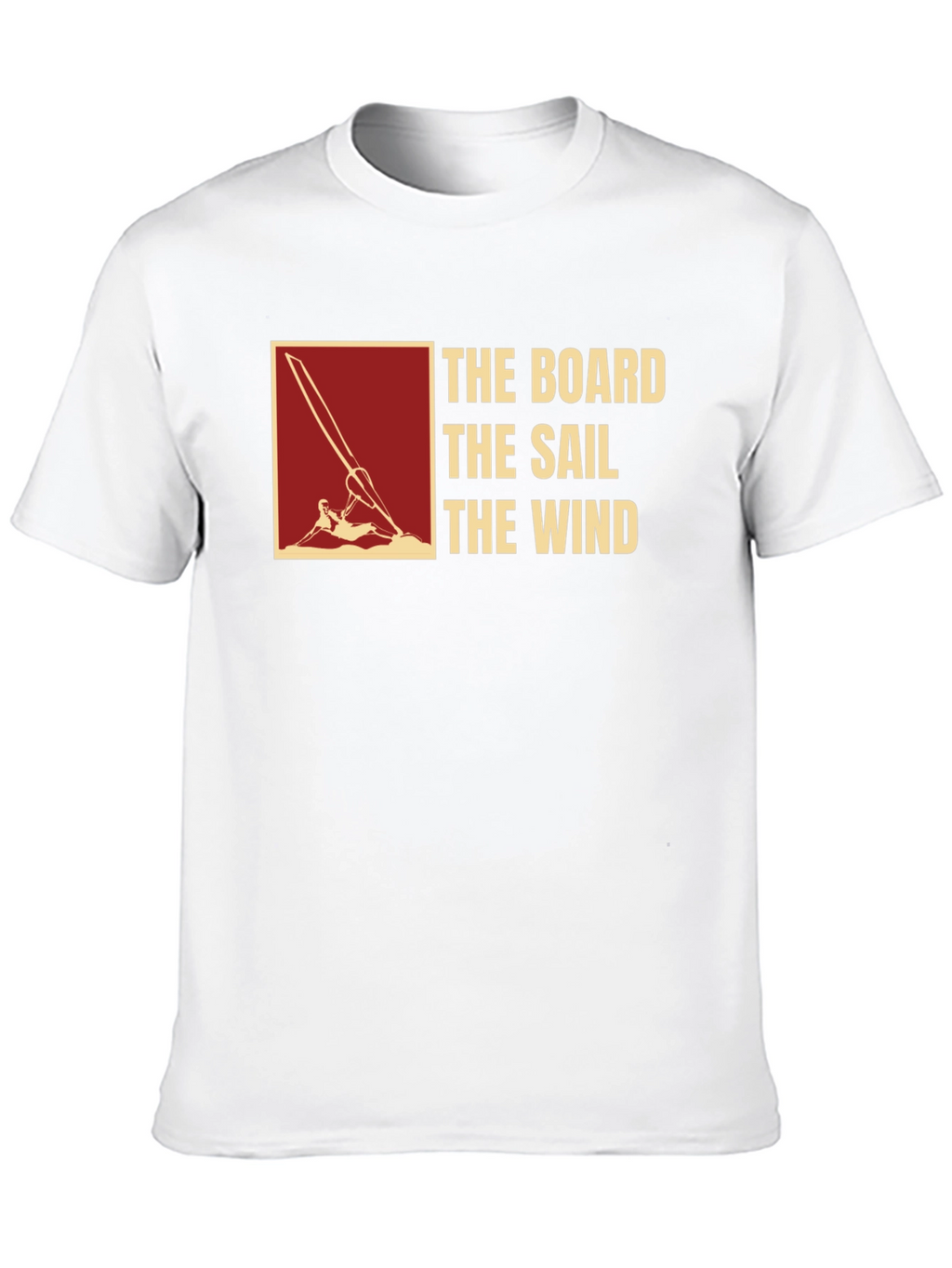 The Board The Sail The Wind Black T-Shirt