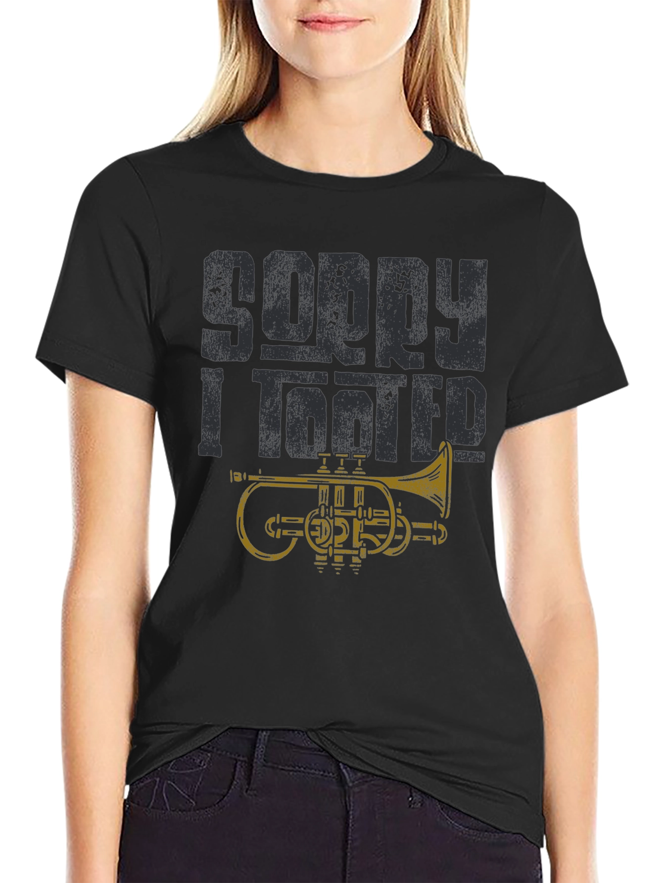 Sorry I Tooted Funny Trumpet Player T-Shirt