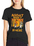 Night Shift Zombie Nurse Halloween T-Shirt