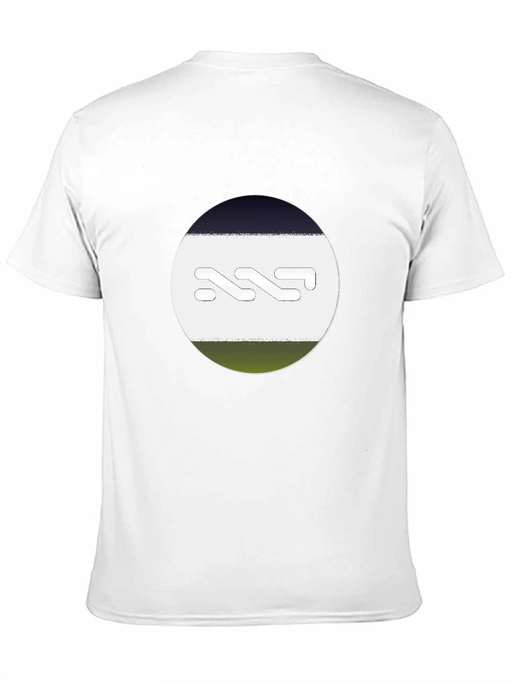 Abstract Graphic Print Mens Black T-Shirt