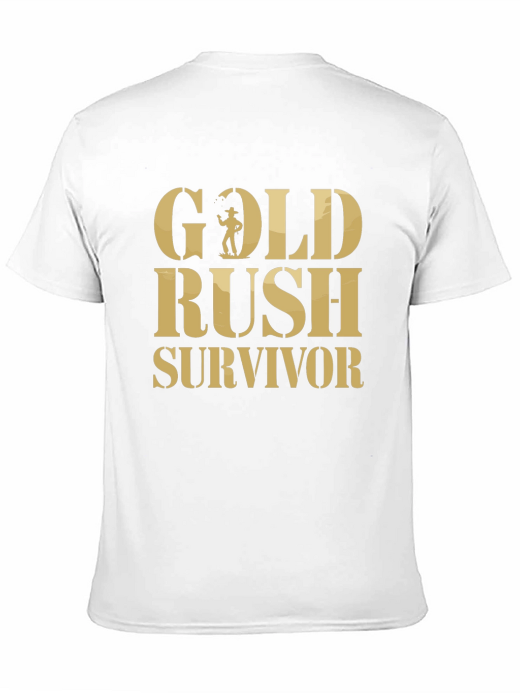 Gold Rush Survivor T-Shirt - Classic Black Tee
