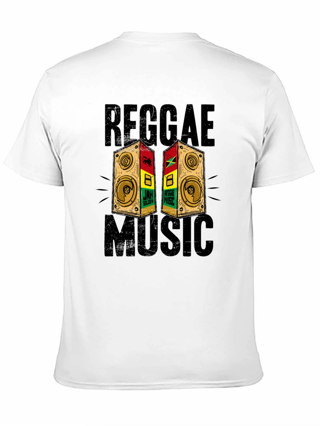 Reggae Music Graphic Print T-Shirt