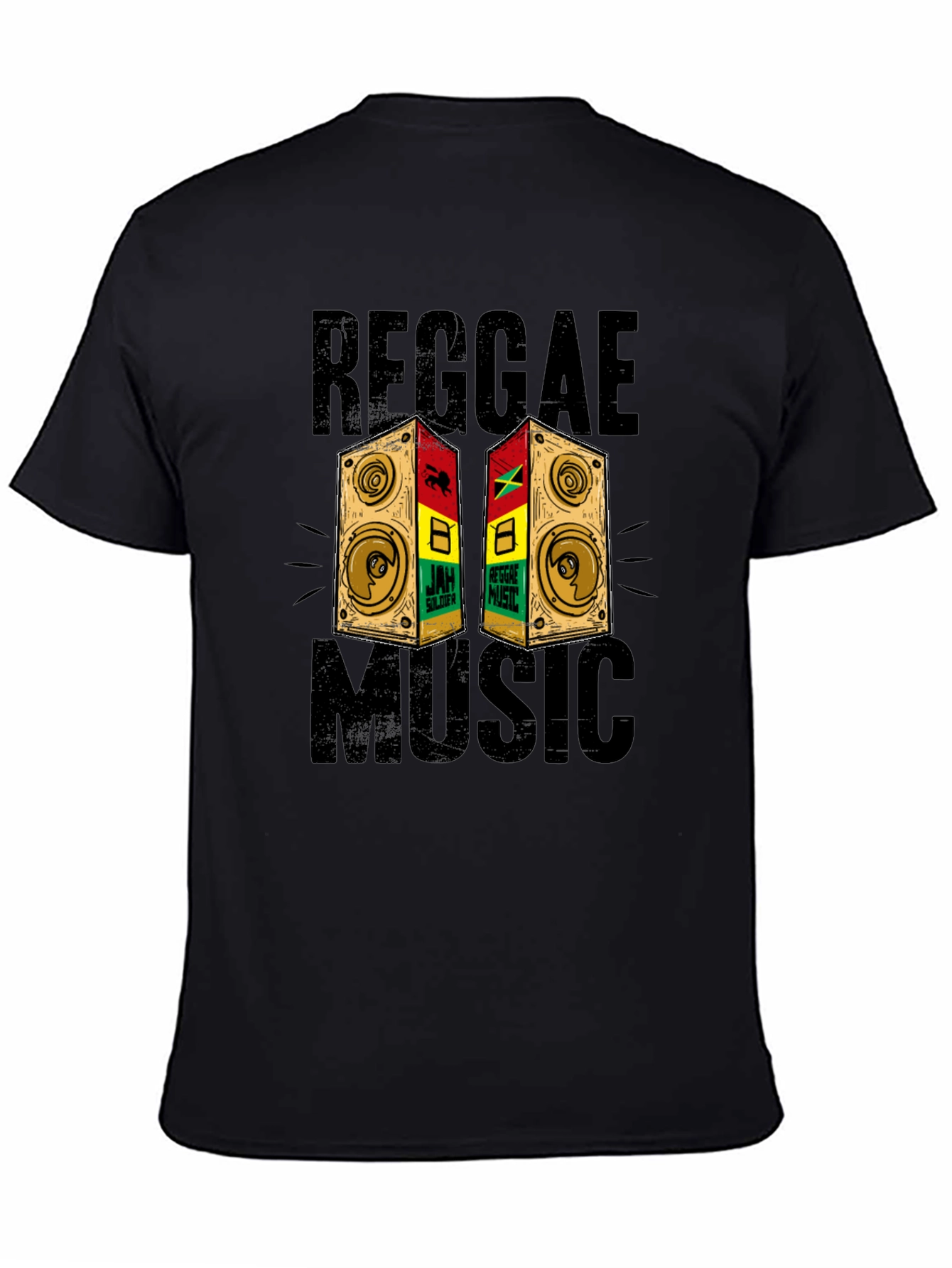 Reggae Music Graphic Print T-Shirt