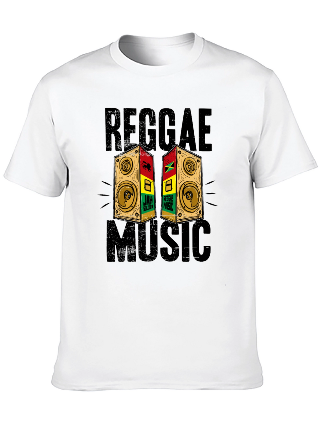 Reggae Music Graphic Print T-Shirt