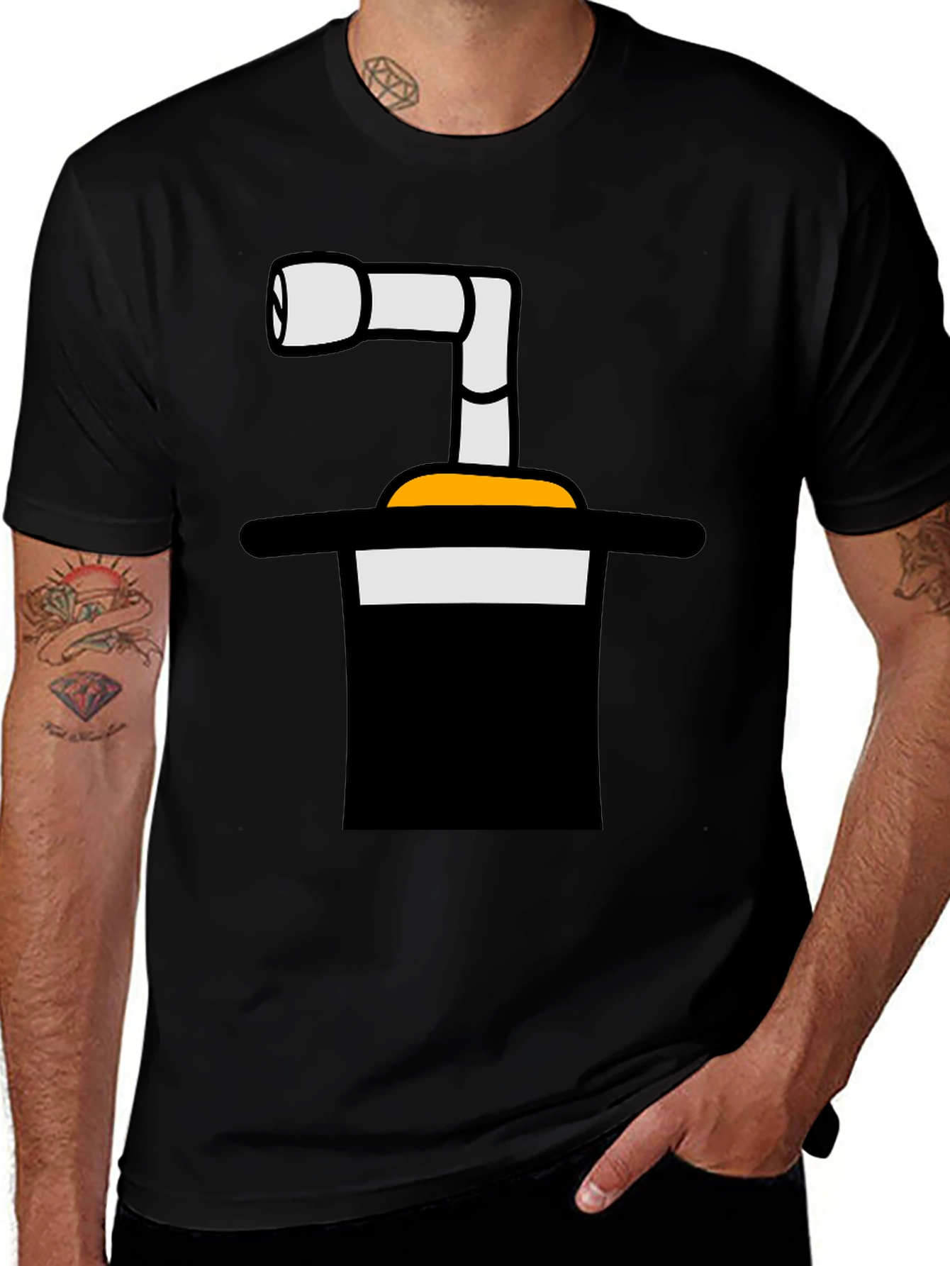 Magicians Hat and Periscope Graphic Tee