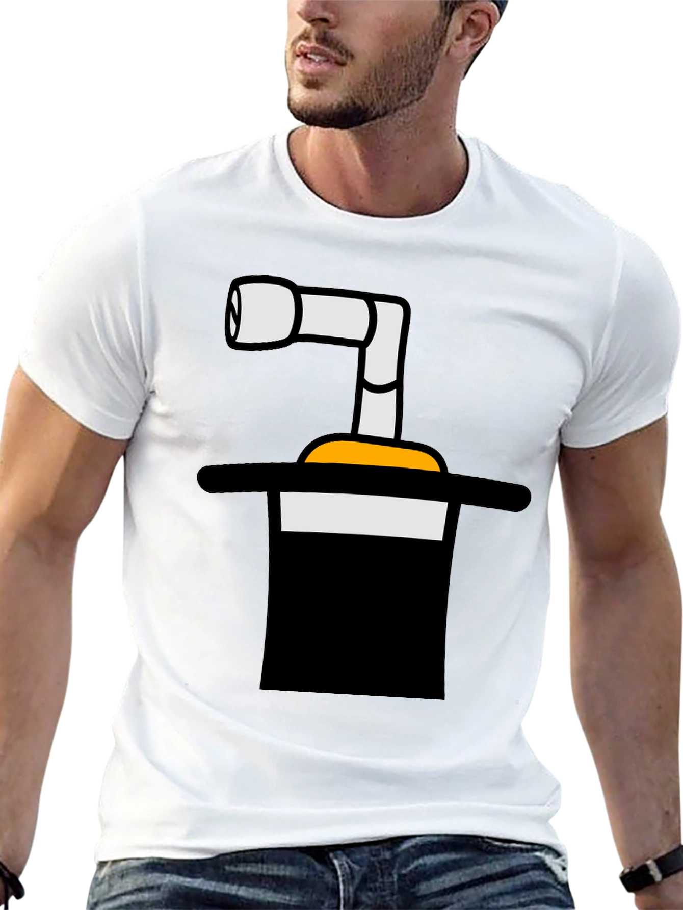 Magicians Hat and Periscope Graphic Tee