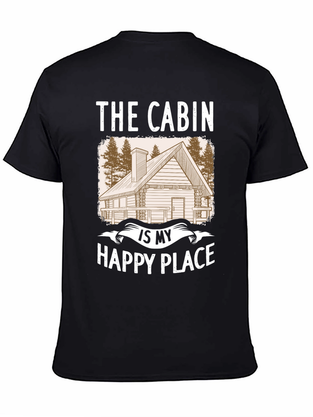 Cabin Happy Place T-Shirt