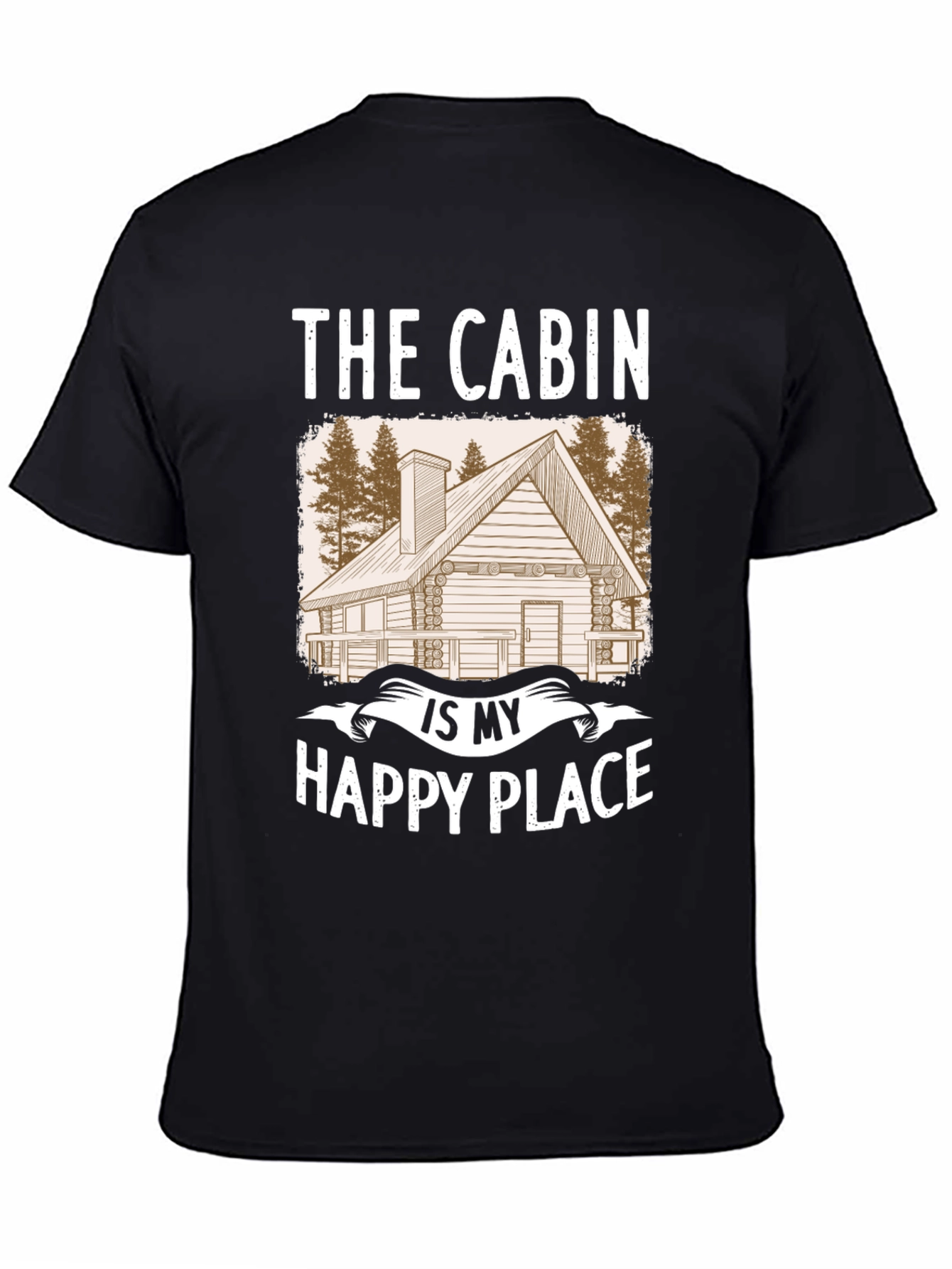 Cabin Happy Place T-Shirt