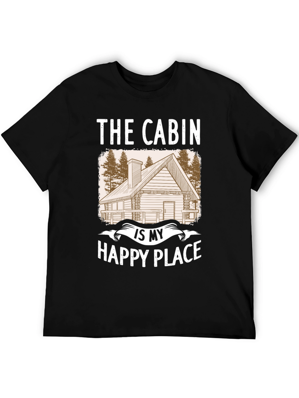 Cabin Happy Place T-Shirt