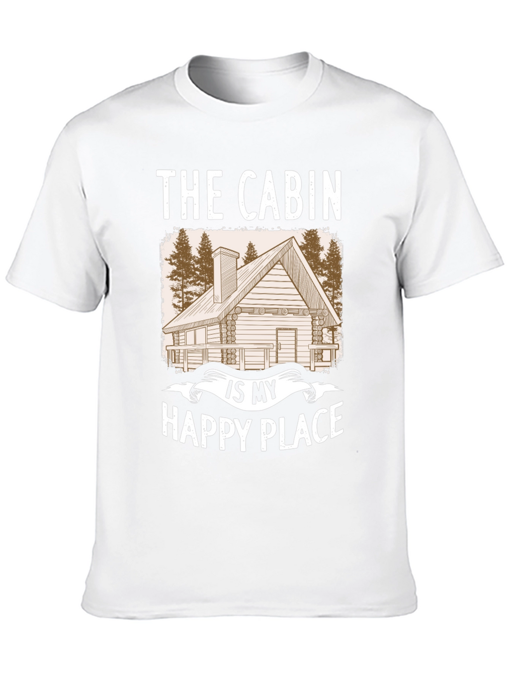 Cabin Happy Place T-Shirt
