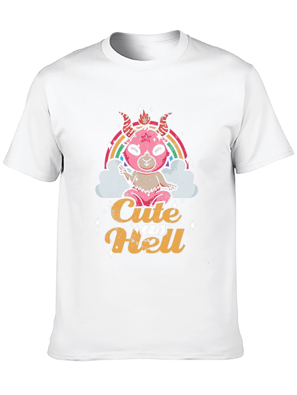 Cute as Hell Black T-Shirt