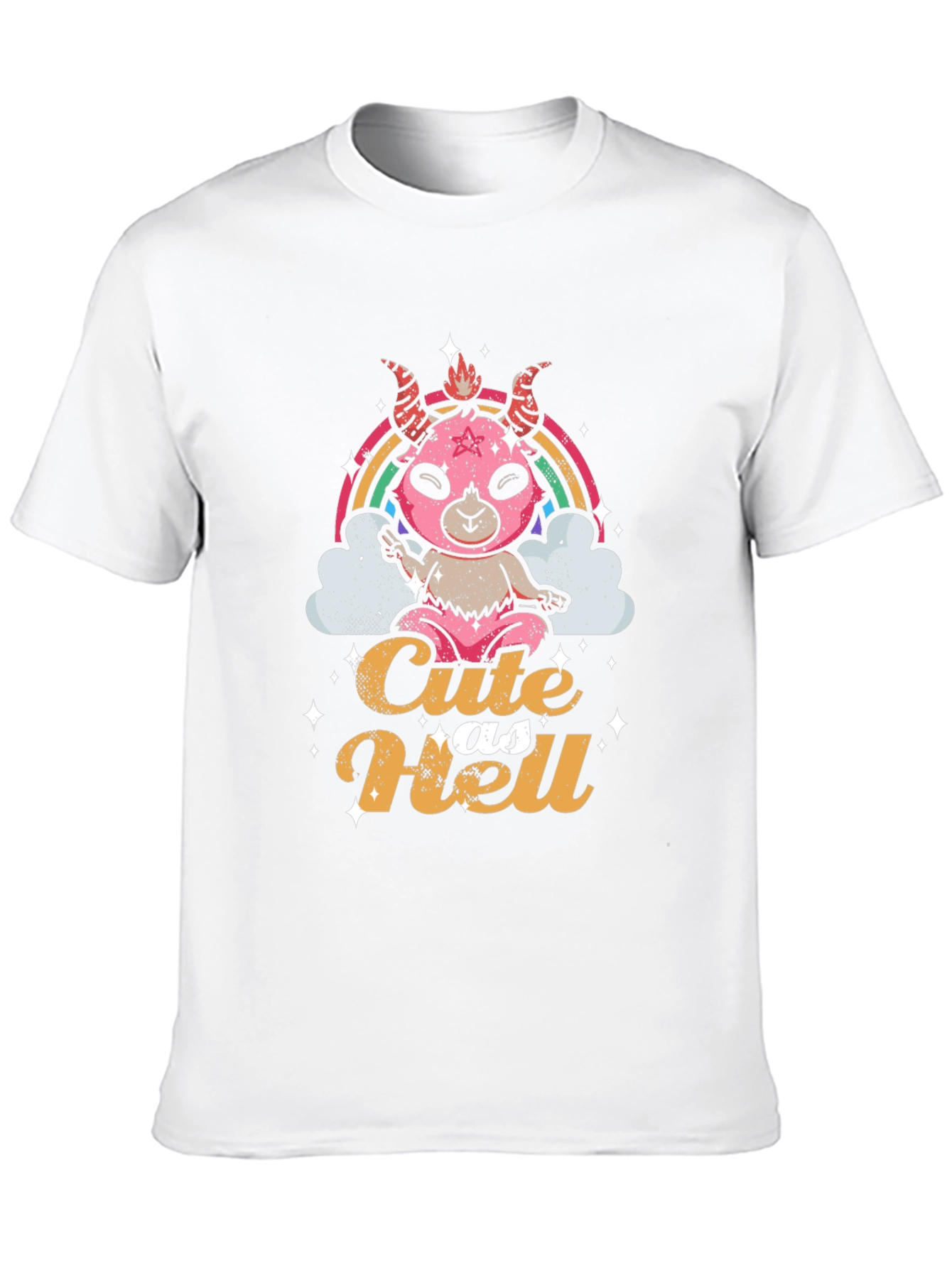 Cute as Hell Black T-Shirt