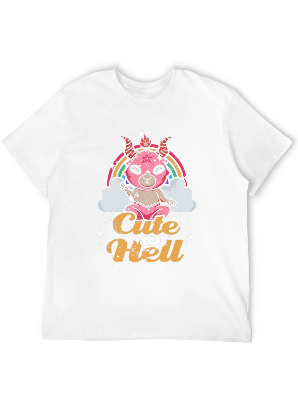 Cute as Hell Black T-Shirt