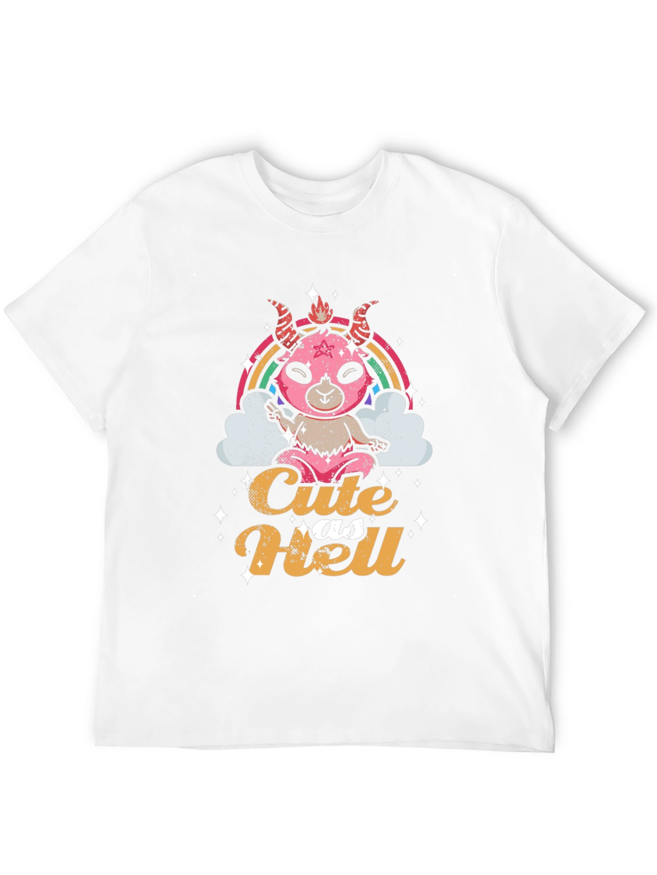 Cute as Hell Black T-Shirt
