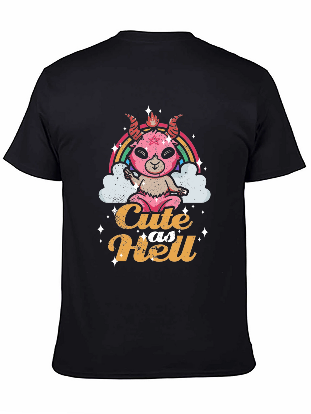 Cute as Hell Black T-Shirt