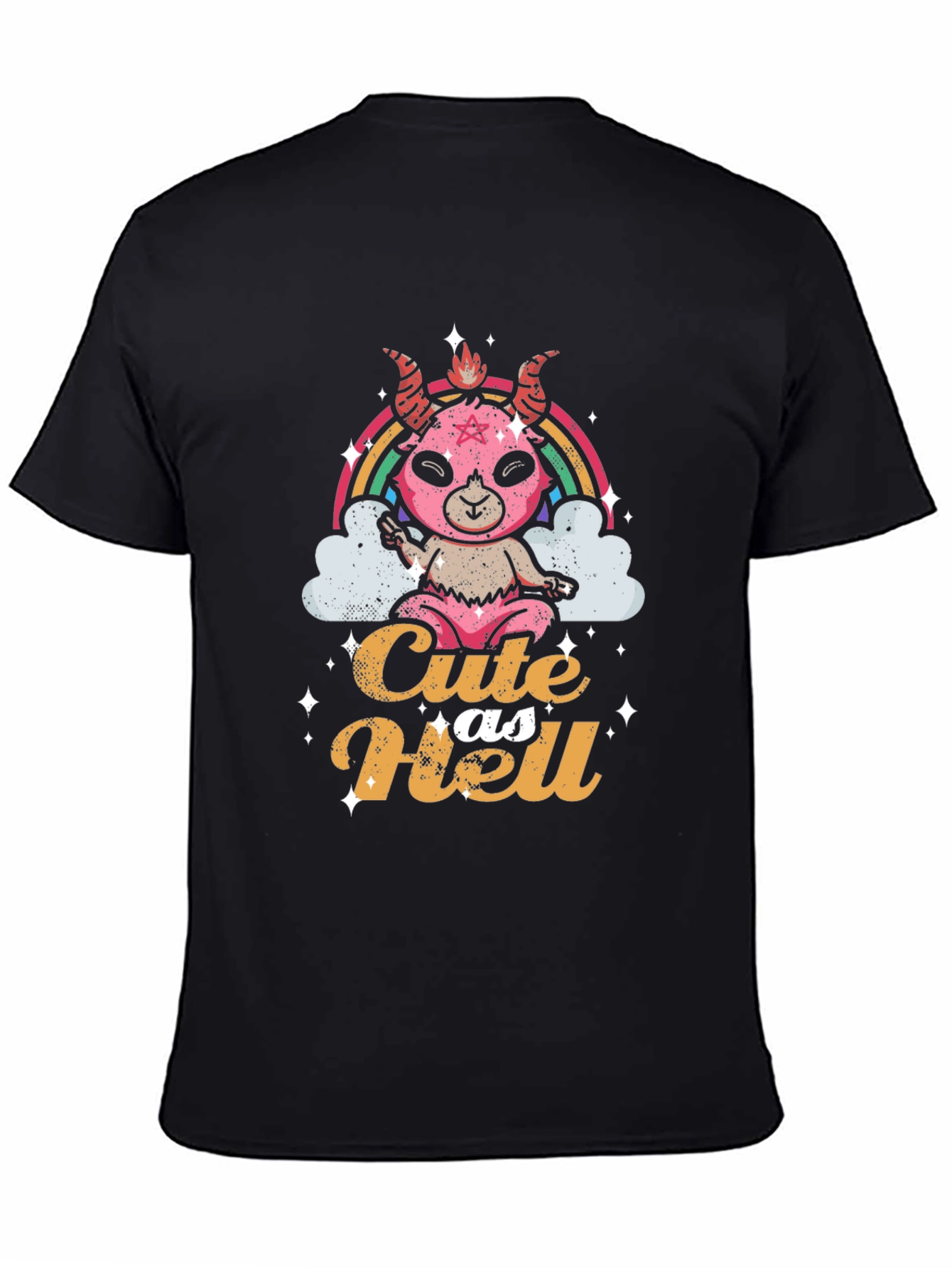 Cute as Hell Black T-Shirt