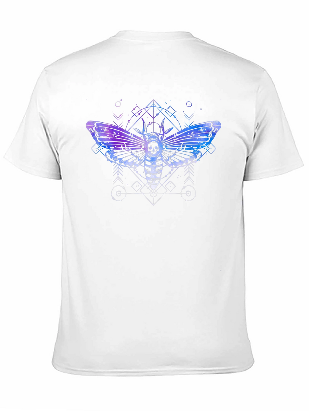 Death Head Moth Graphic T-Shirt - Black