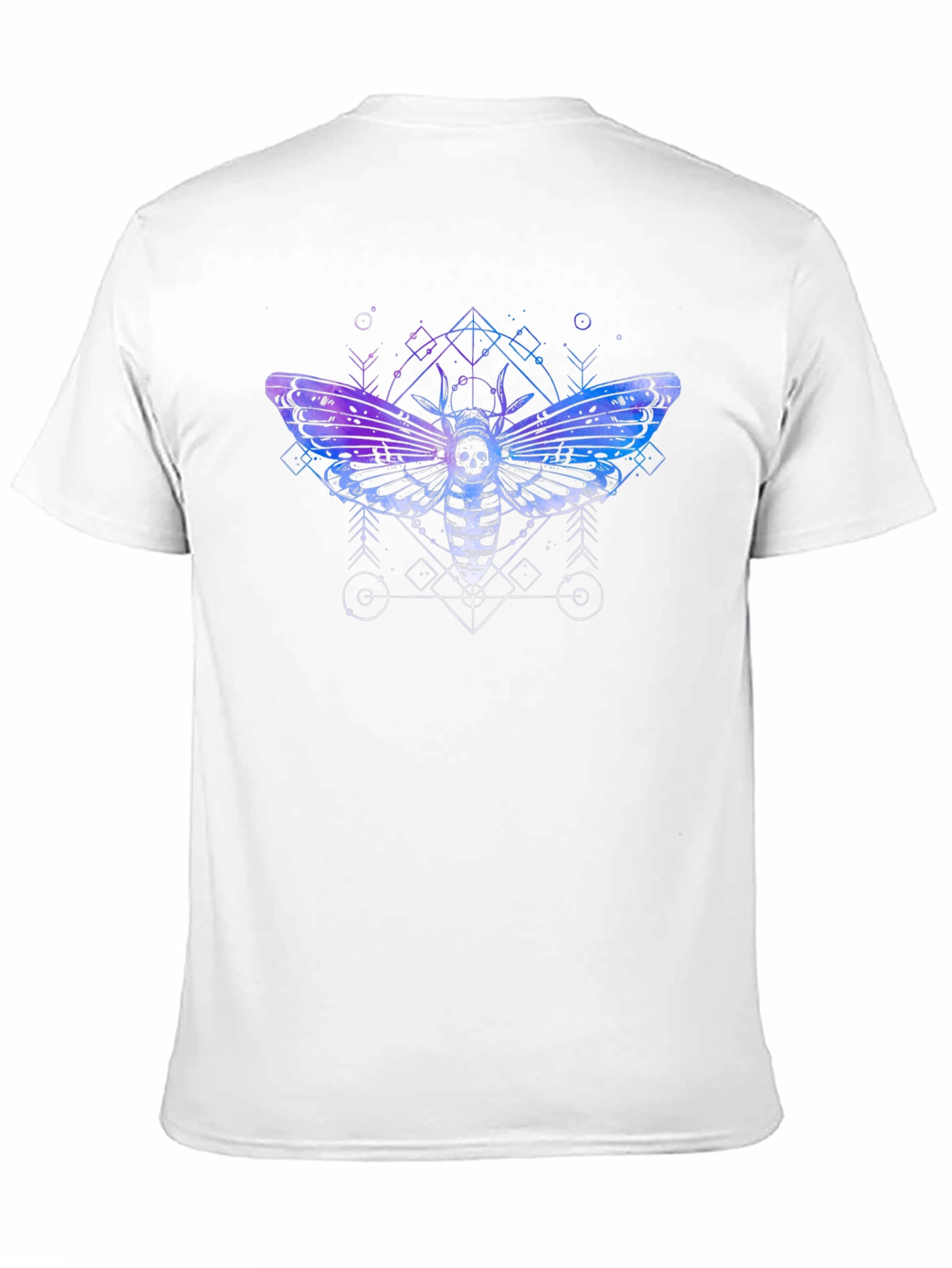 Death Head Moth Graphic T-Shirt - Black