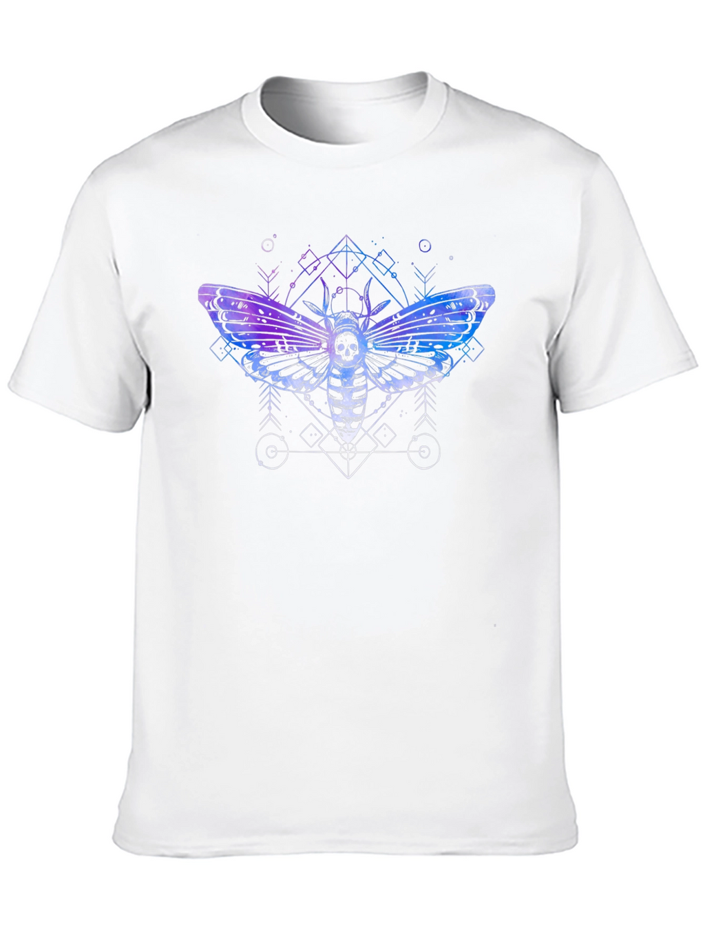 Death Head Moth Graphic T-Shirt - Black