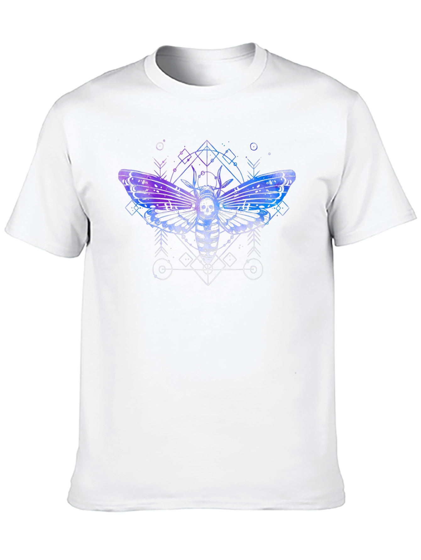Death Head Moth Graphic T-Shirt - Black