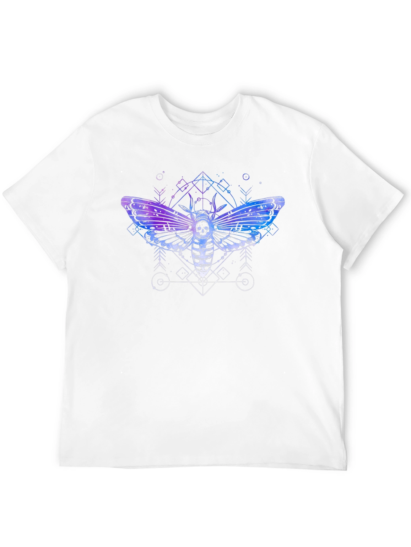Death Head Moth Graphic T-Shirt - Black