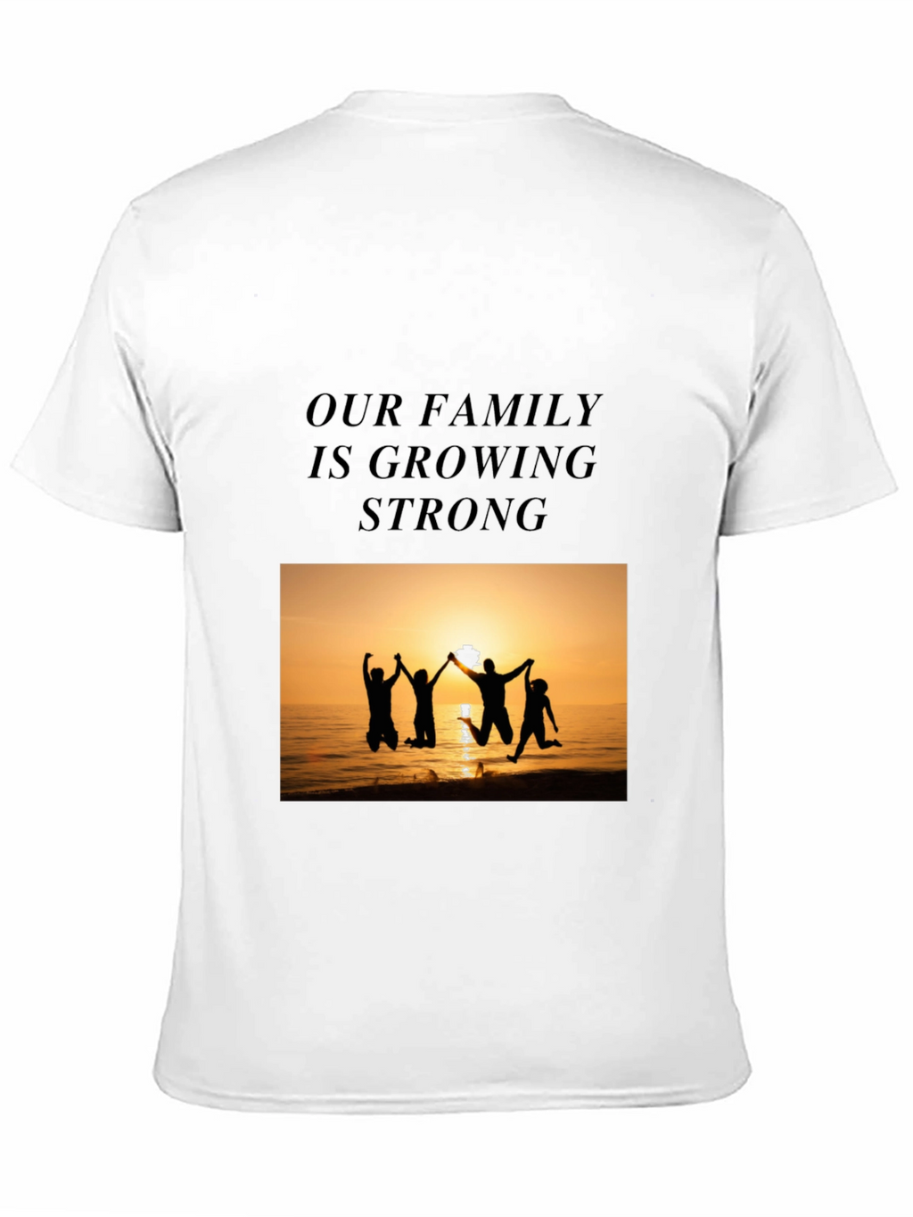 Family Strength Graphic Tee - Black