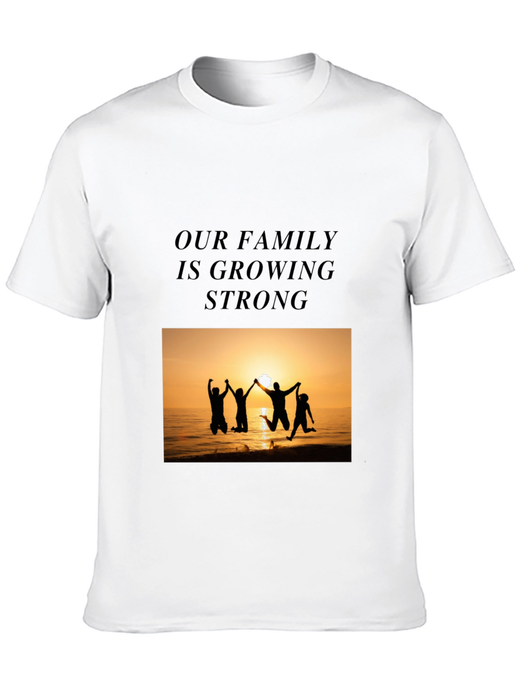 Family Strength Graphic Tee - Black