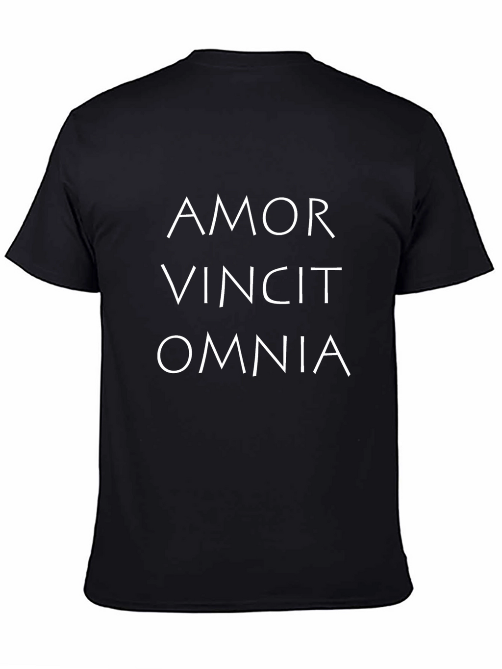 Amor Vincit Omnia Black T-Shirt