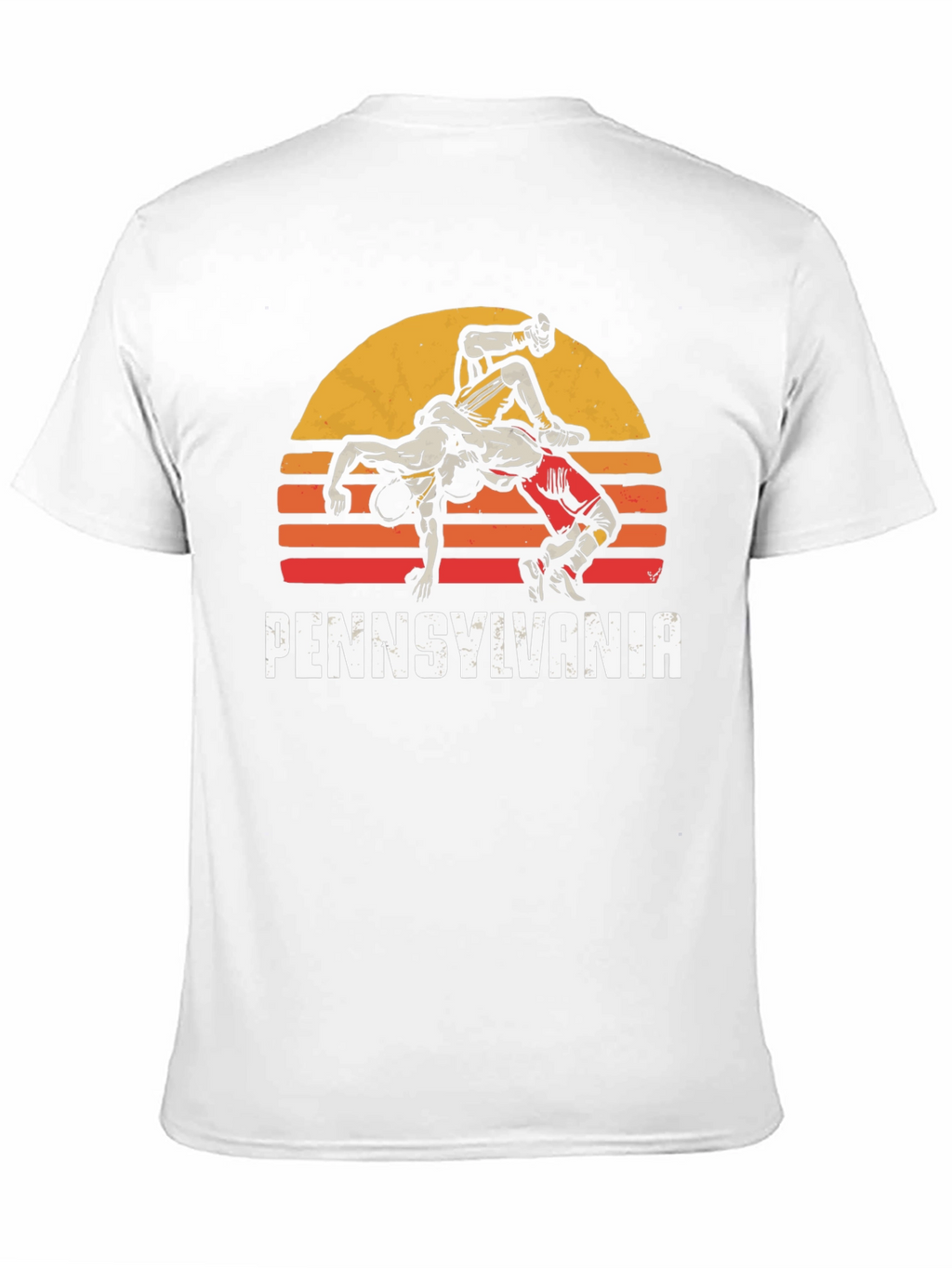 Pennsylvania Wrestling Retro Graphic T-Shirt