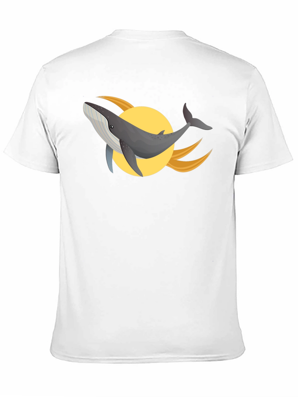 Whale Graphic Black T-Shirt