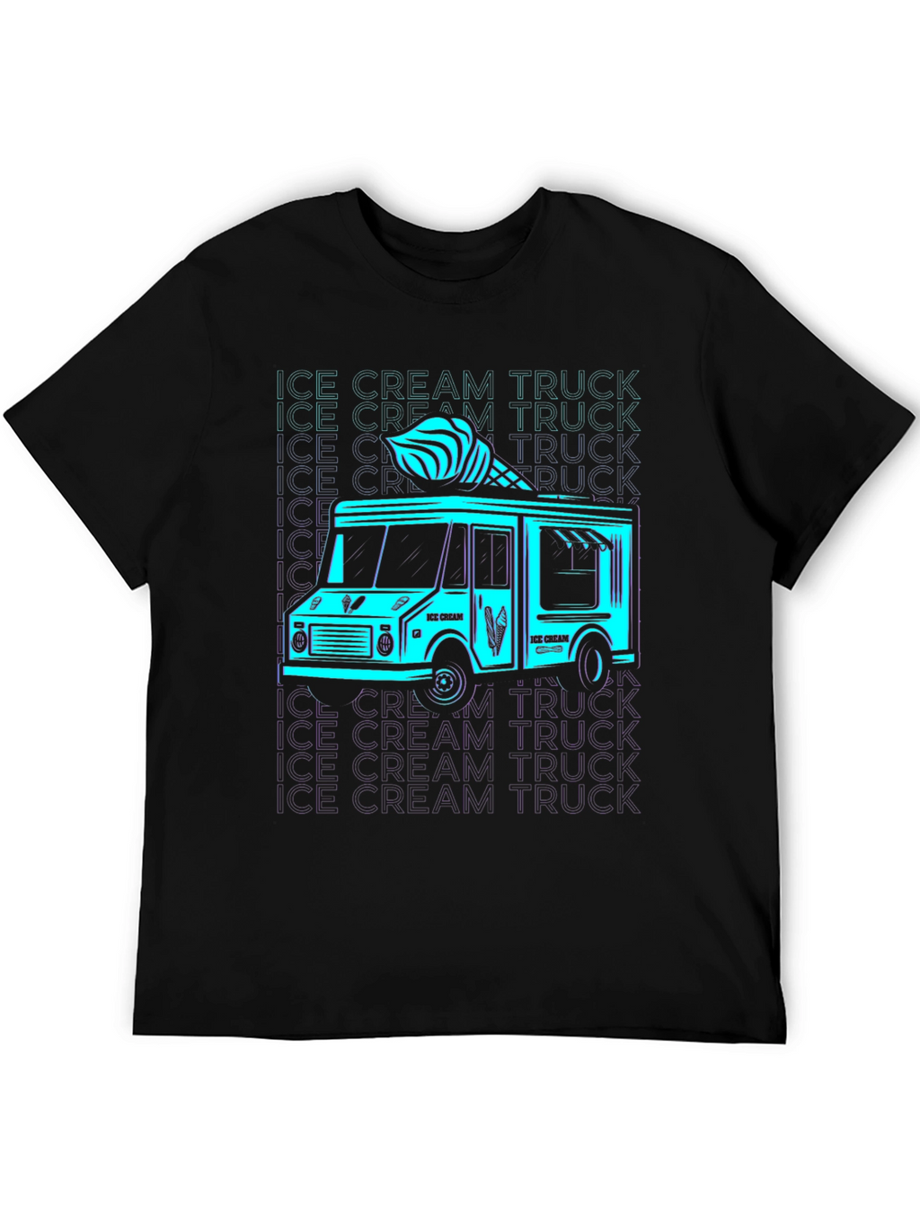 Ice Cream Truck Graphic T-Shirt