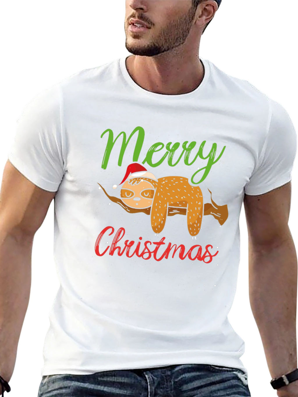 Merry Christmas Sloth T-Shirt