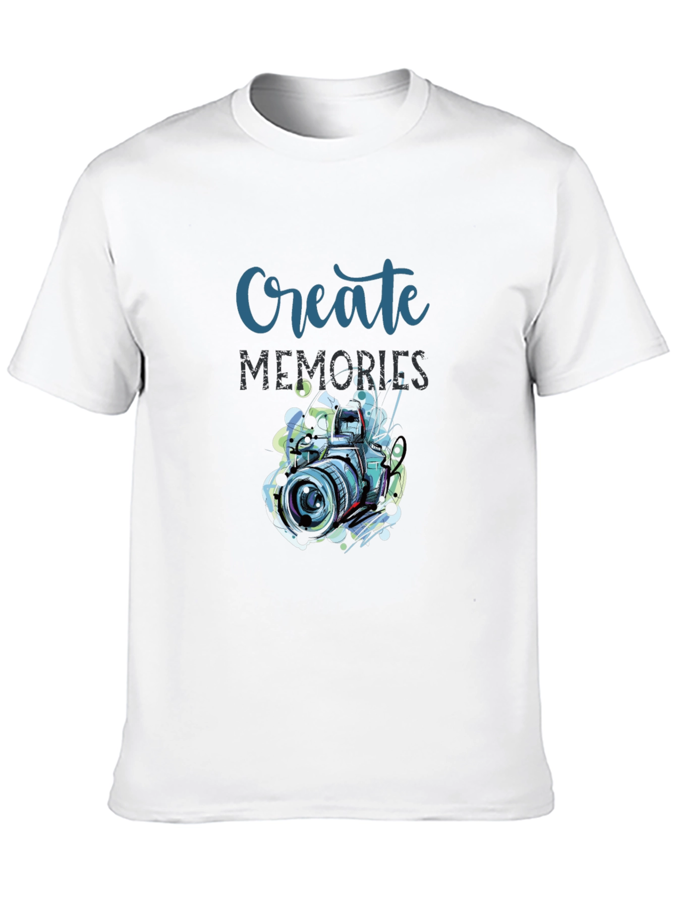 Create Memories Graphic T-Shirt - Photography Design