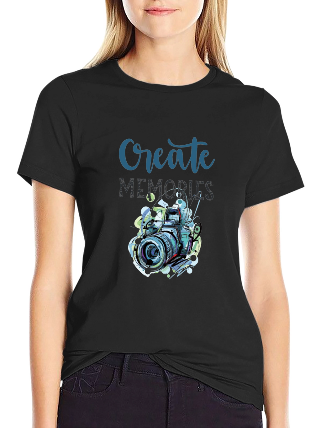 Create Memories Graphic T-Shirt - Photography Design
