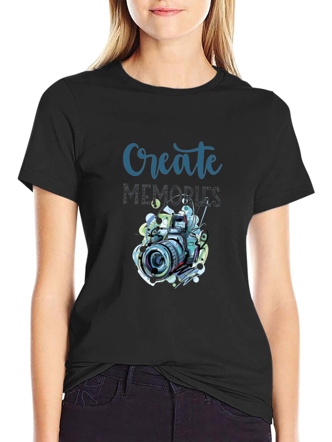Create Memories Graphic T-Shirt - Photography Design
