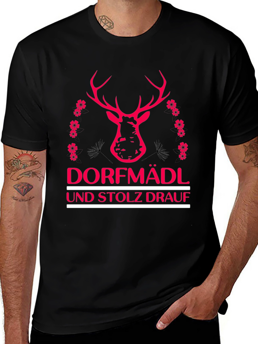 Dorfmadl and Stolz Drauf Deer T-Shirt