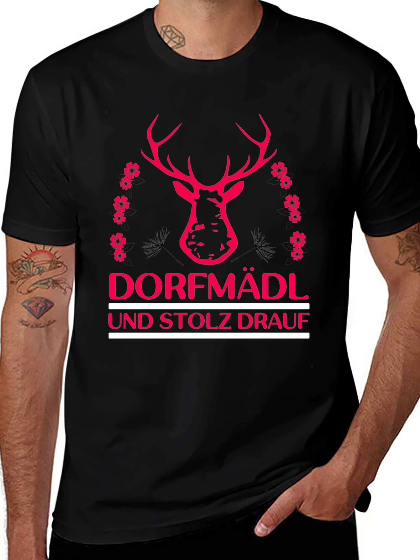 Dorfmadl and Stolz Drauf Deer T-Shirt