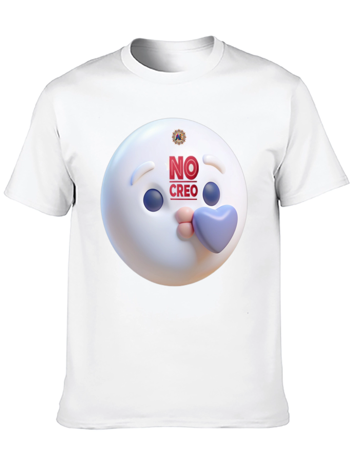 Novelty Graphic Tee - No Creo Emoji Design