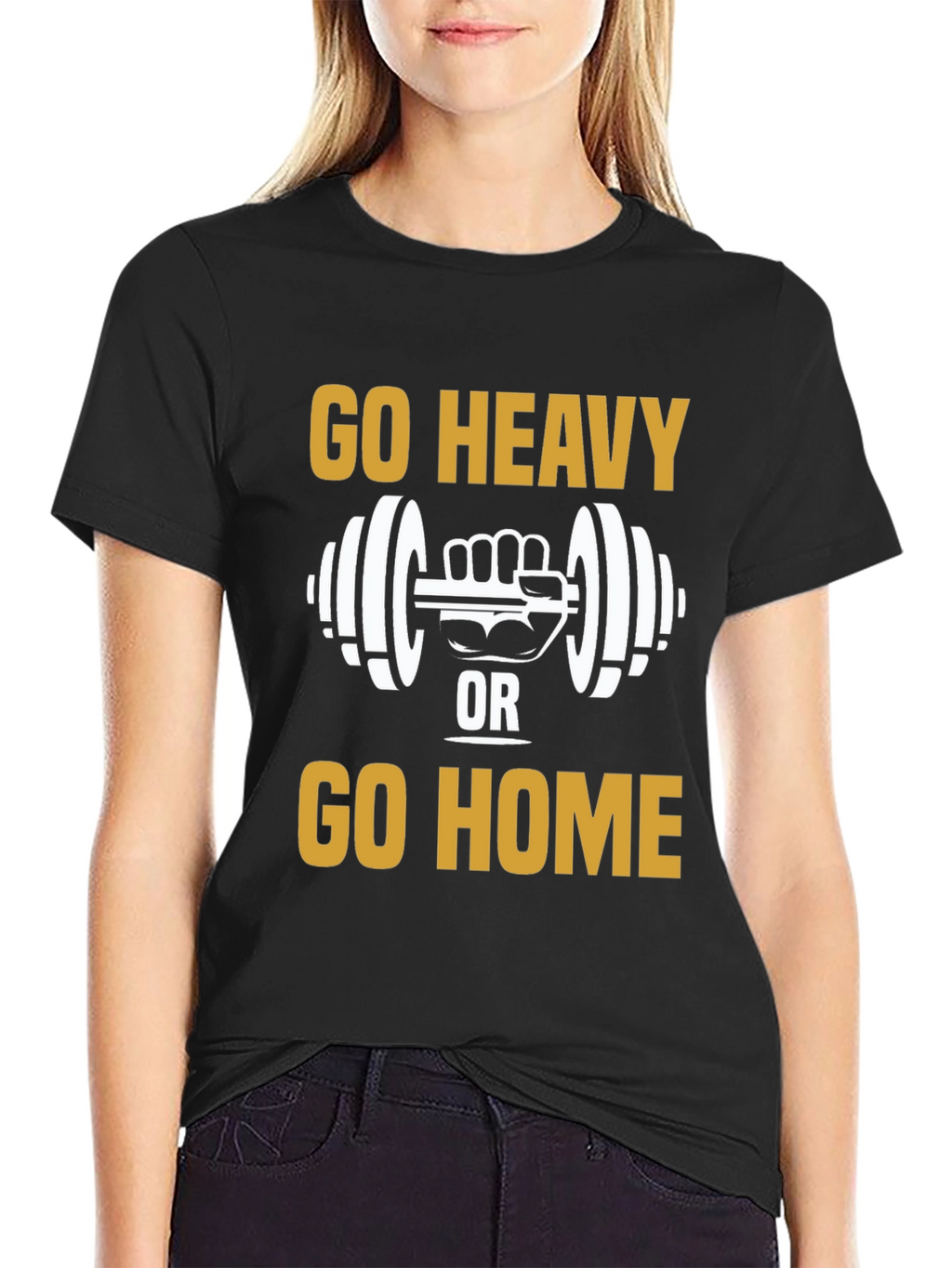Go Heavy Or Go Home Graphic Tee