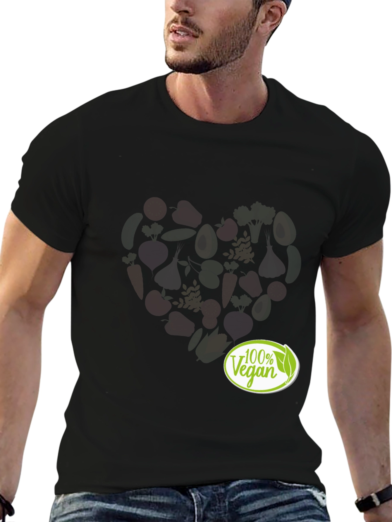 100% Vegan Graphic Tee - Heart Healthy